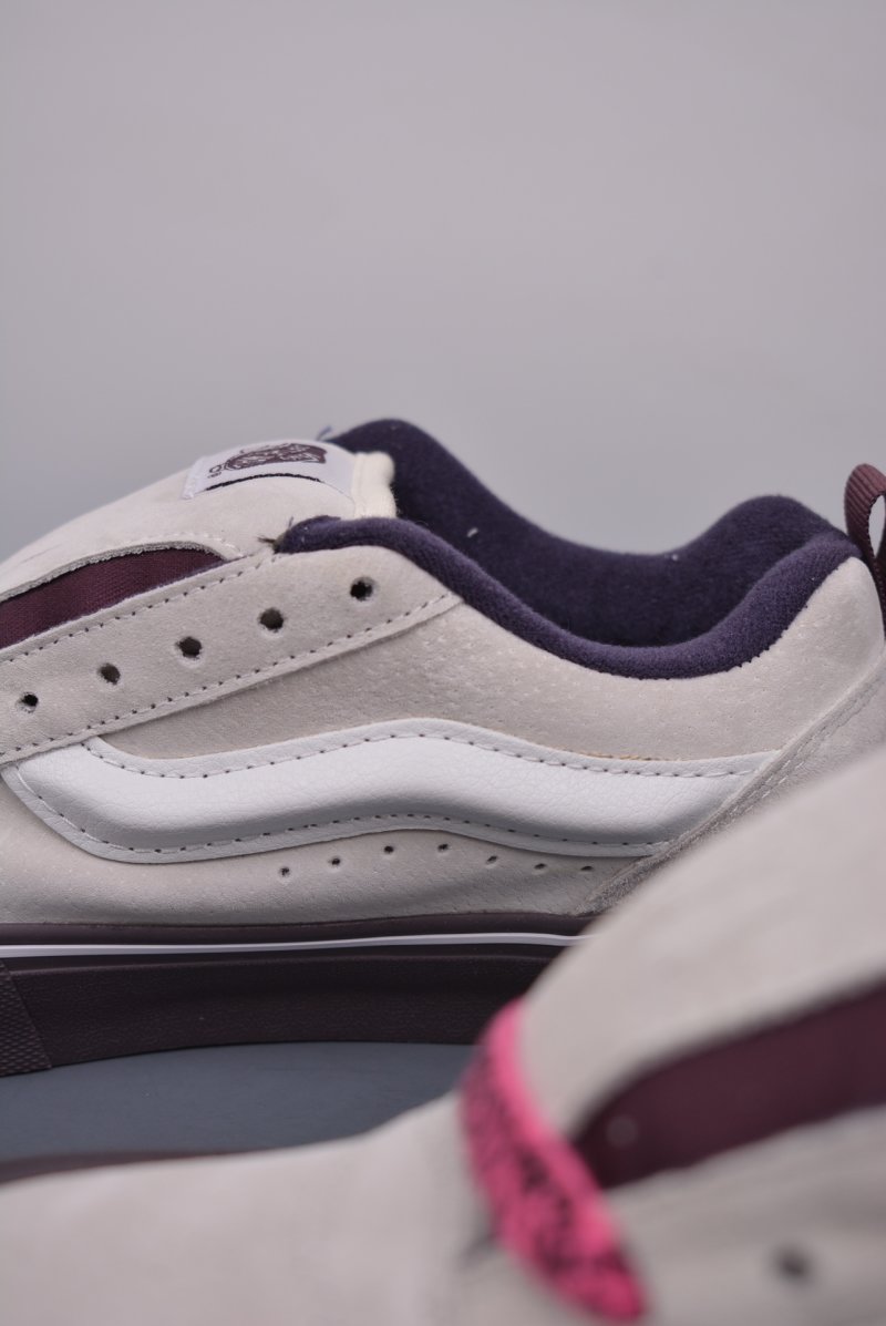 Vans Classics Knu Skool Imran Potato 'Grey / White / Pink' view