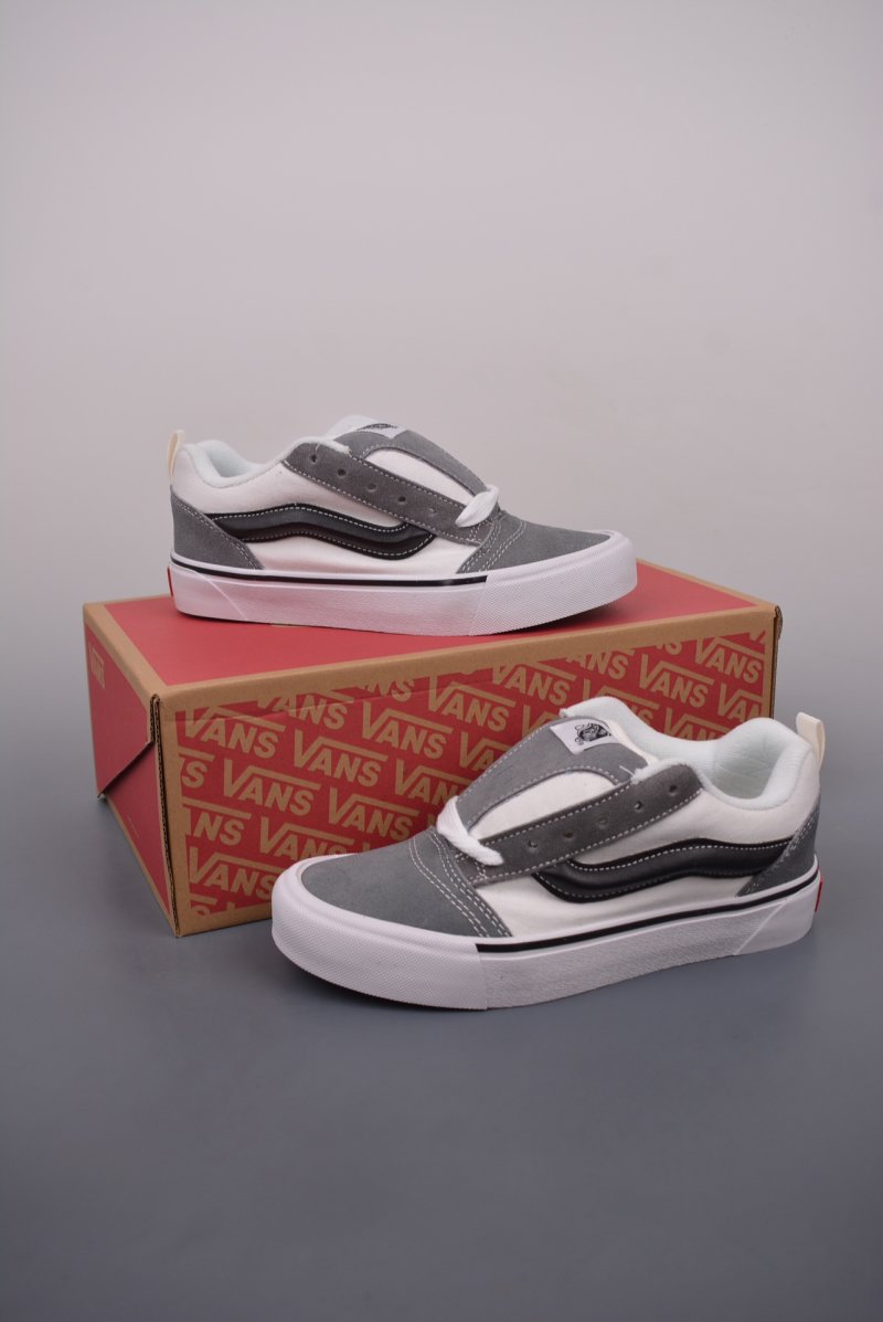 Vans Classics Knu Skool 'White / Grey' view
