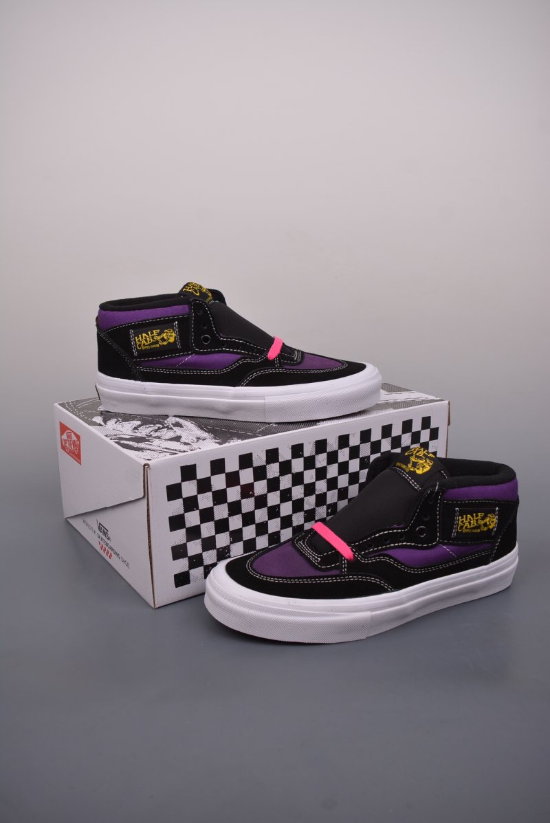 Vans Half Cab Pro Skate 'Black / Purple' view