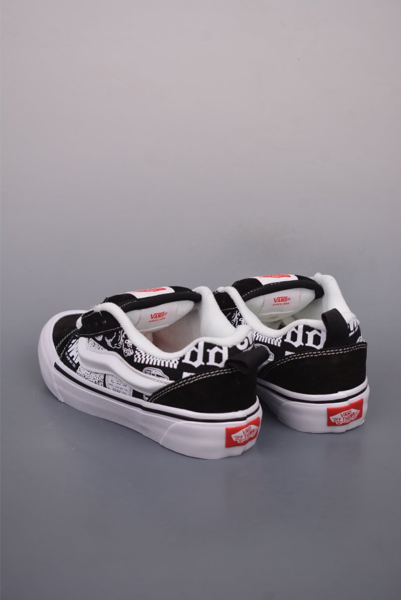 Vans Knu Skool 'Black / White' view