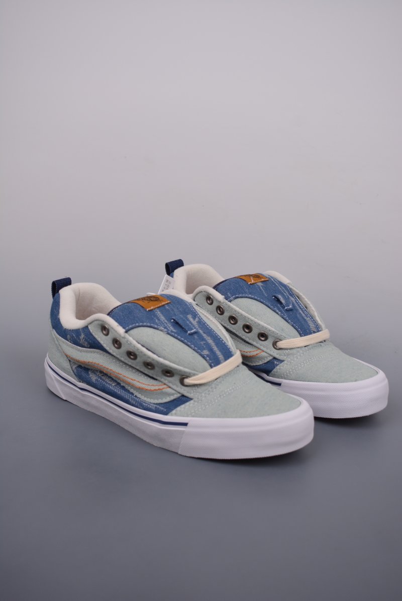 Vans Knu Skool Classics 'White / Blue / Brown'