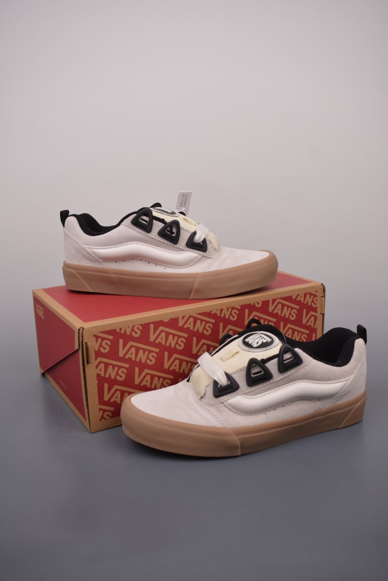 Vans Knu Skool DR 'Cream / Brown' view
