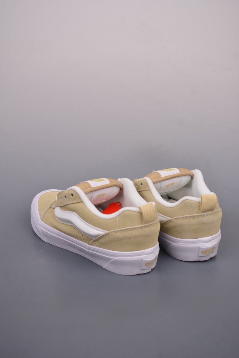 Vans Knu Skool Logo 'Cream / Yellow' view