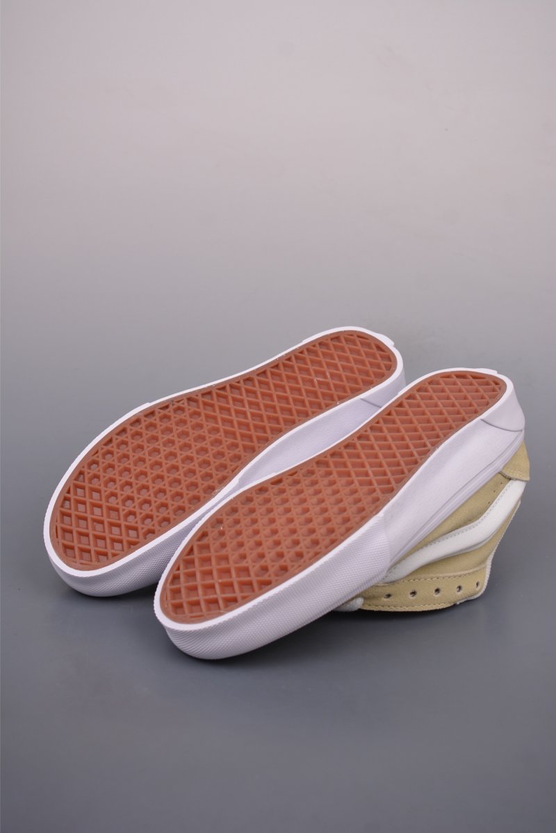 Vans Knu Skool Logo 'Cream / Yellow' view