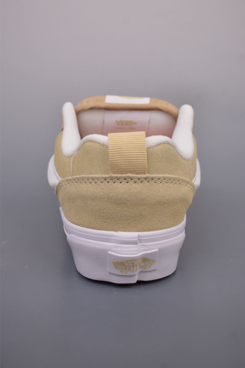 Vans Knu Skool Logo 'Cream / Yellow' view