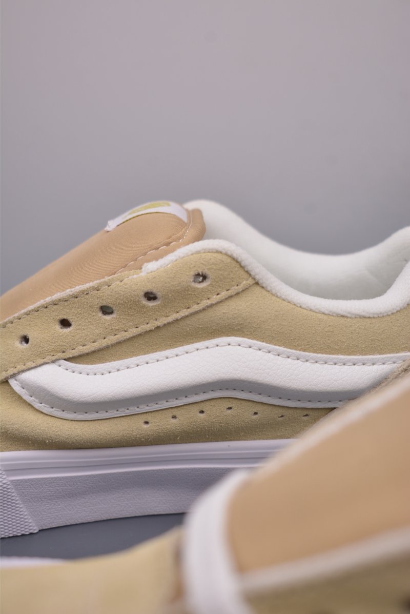 Vans Knu Skool Logo 'Cream / Yellow' view