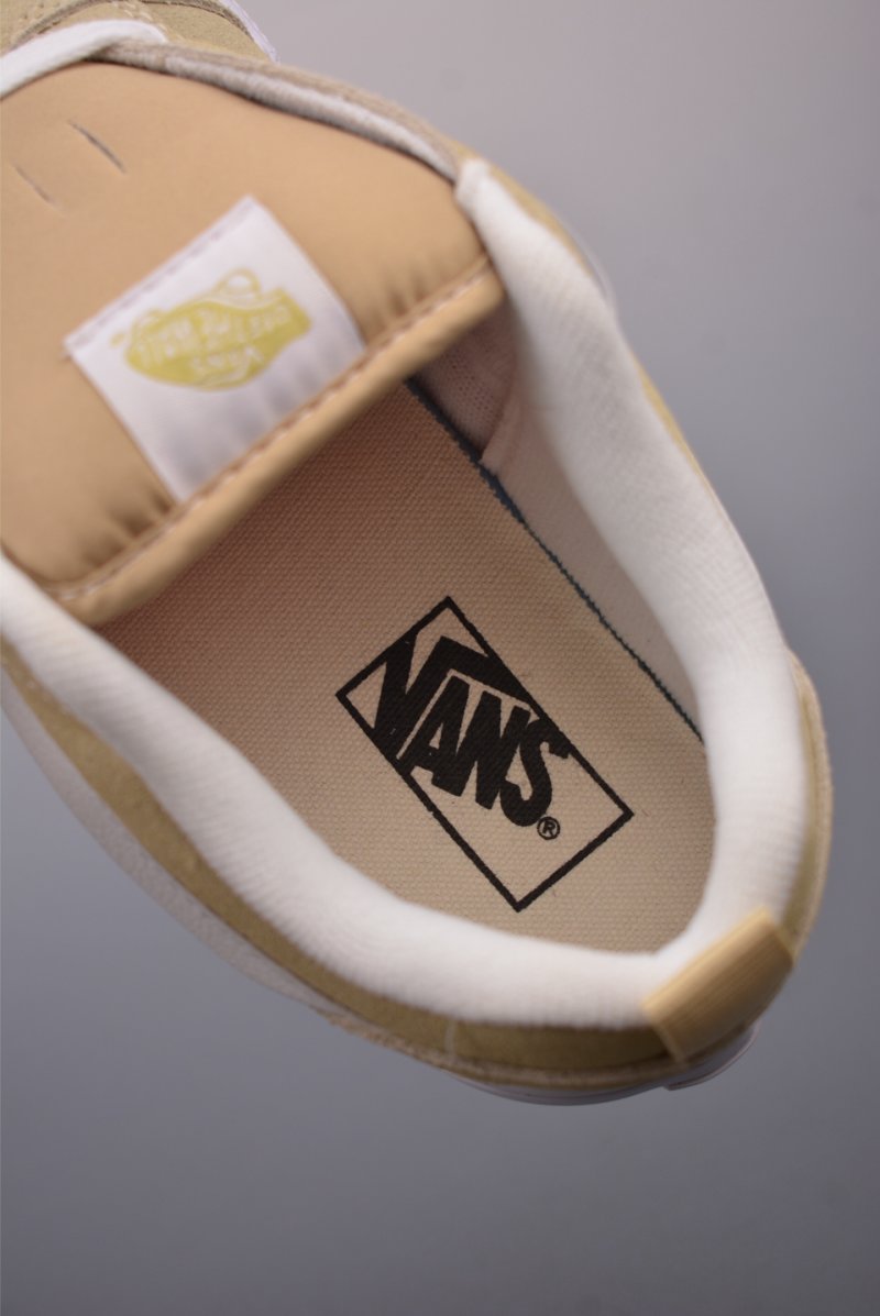 Vans Knu Skool Logo 'Cream / Yellow' view