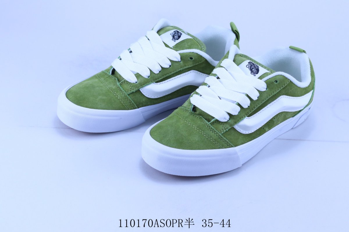 Vans Knu Skool Logo 'Brown / Green' view