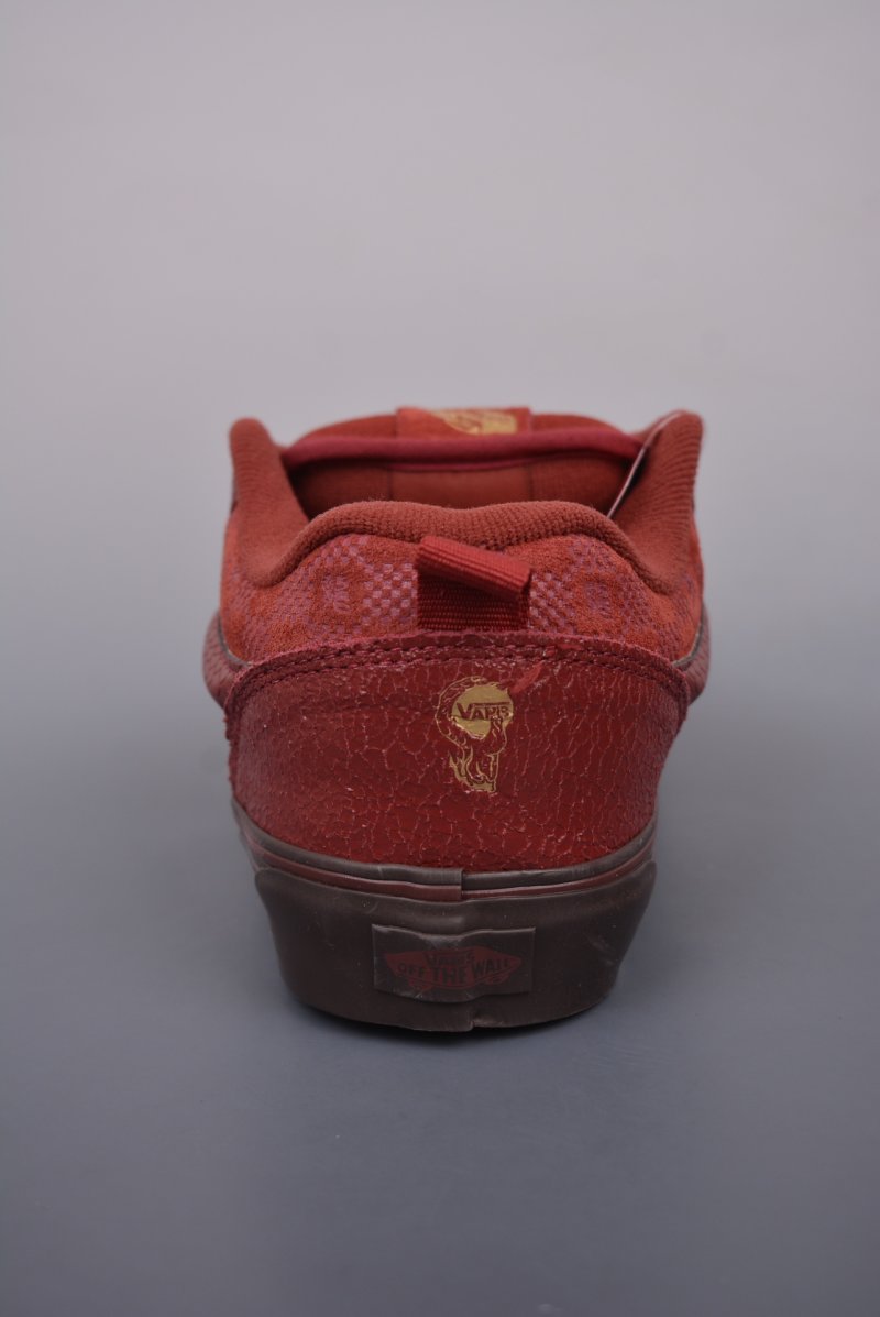 Vans Knu Skool Logo 'Dragon Year Red' view