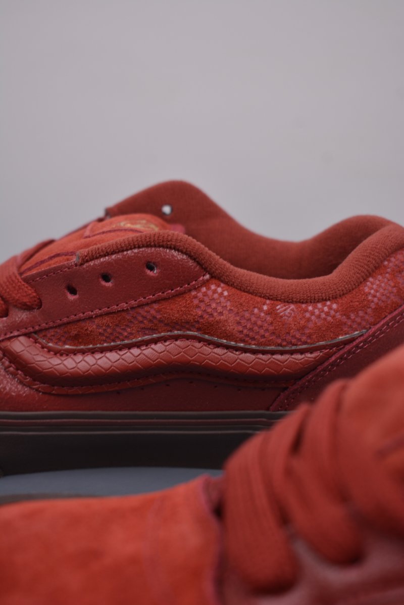 Vans Knu Skool Logo 'Dragon Year Red' view