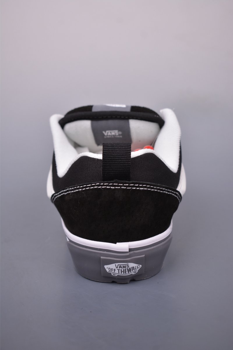 Vans Knu Skool Logo 'Black / White / Grey / Brown' view