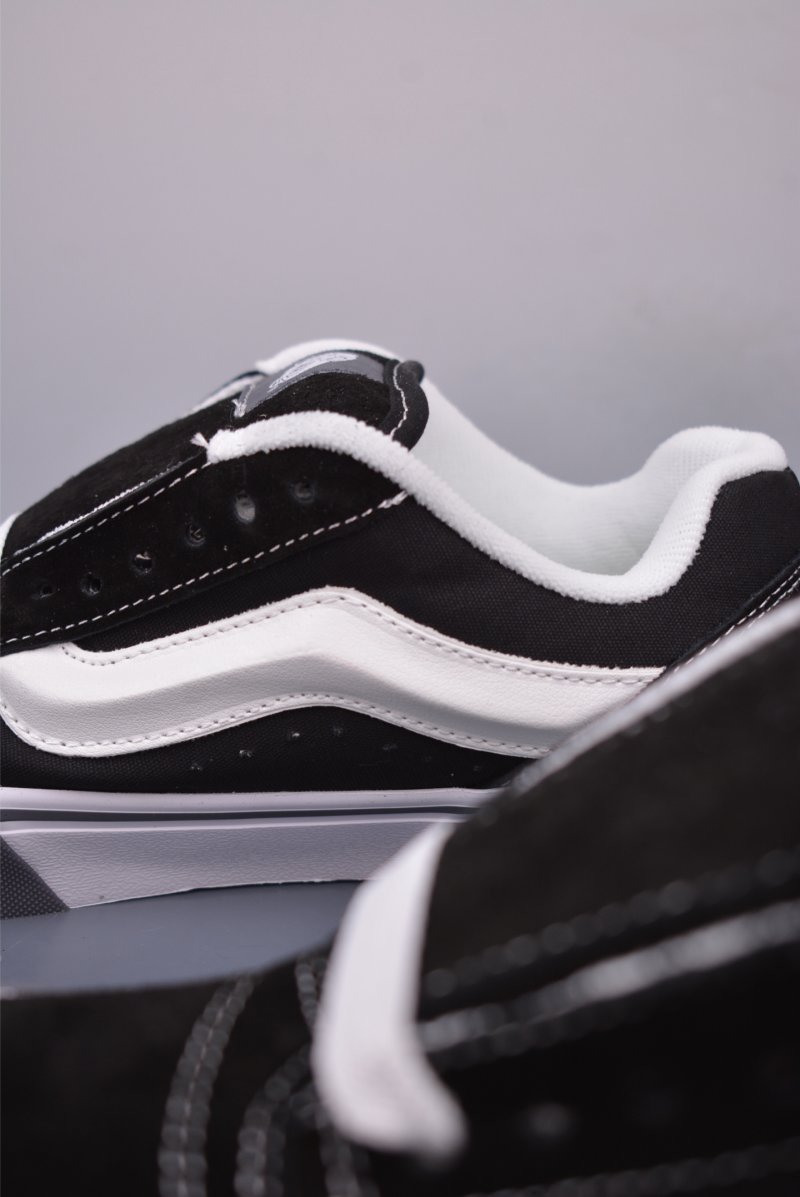 Vans Knu Skool Logo 'Black / White / Grey / Brown' view