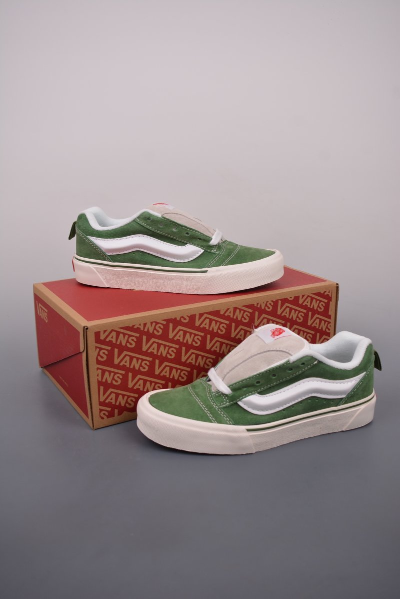 Vans Knu-Skool Logo 'Matcha Green' view