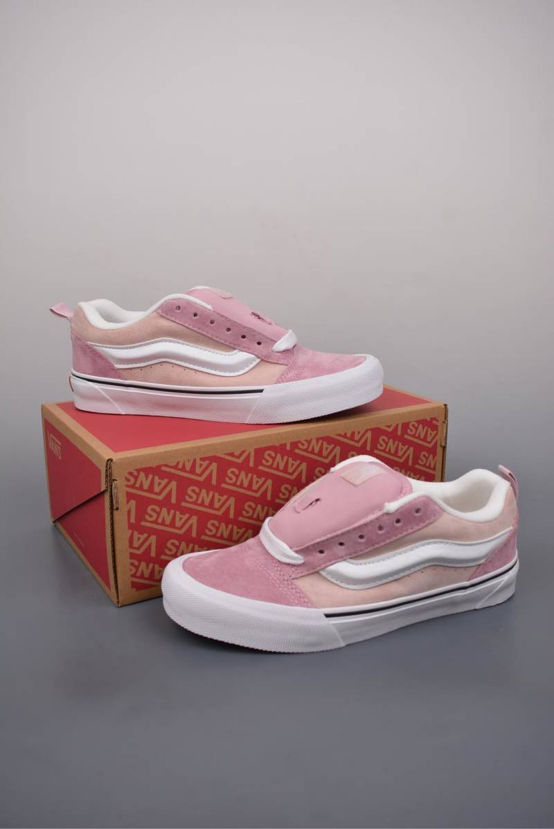 Vans Knu Skool Logo 'Pink' view