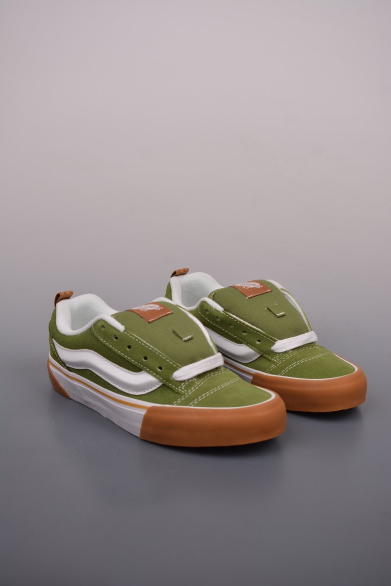 Vans Knu Skool Logo 'Brown / Green'