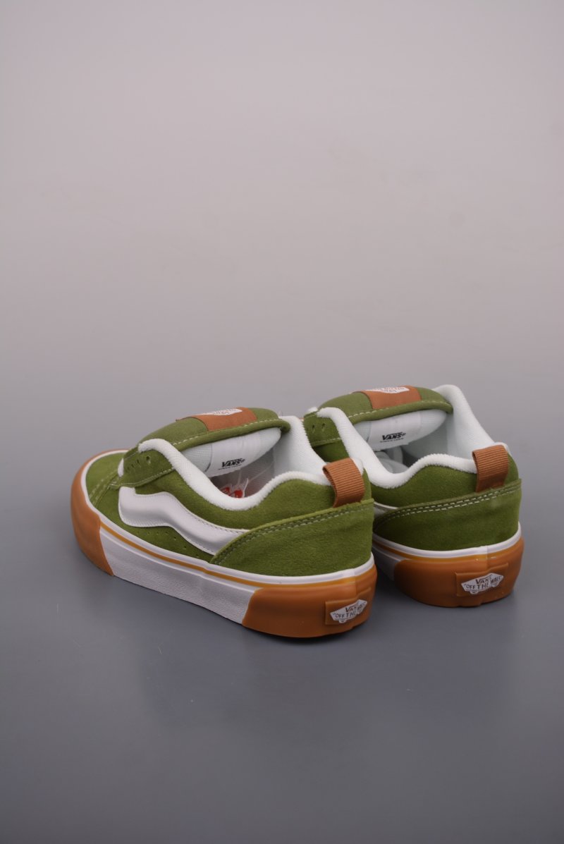 Vans Knu Skool Logo 'Brown / Green' view