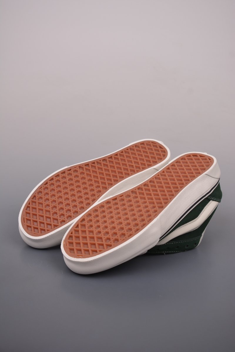 Vans Knu-Skool Logo 'White / Green' view