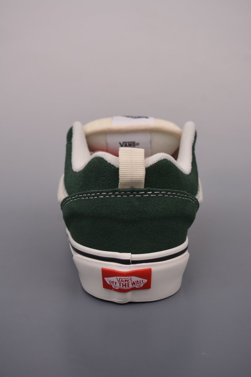 Vans Knu-Skool Logo 'White / Green' view