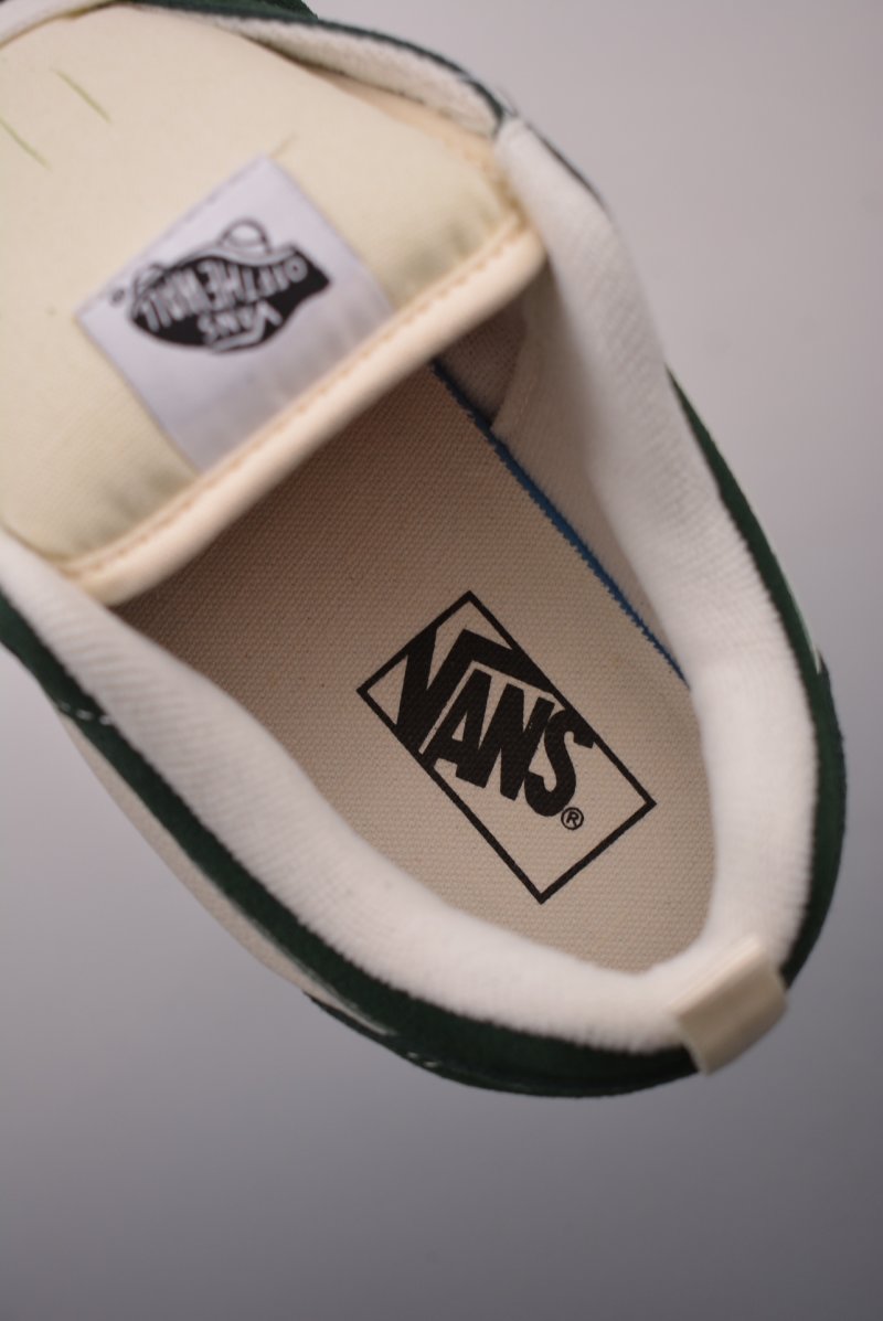 Vans Knu-Skool Logo 'White / Green' view
