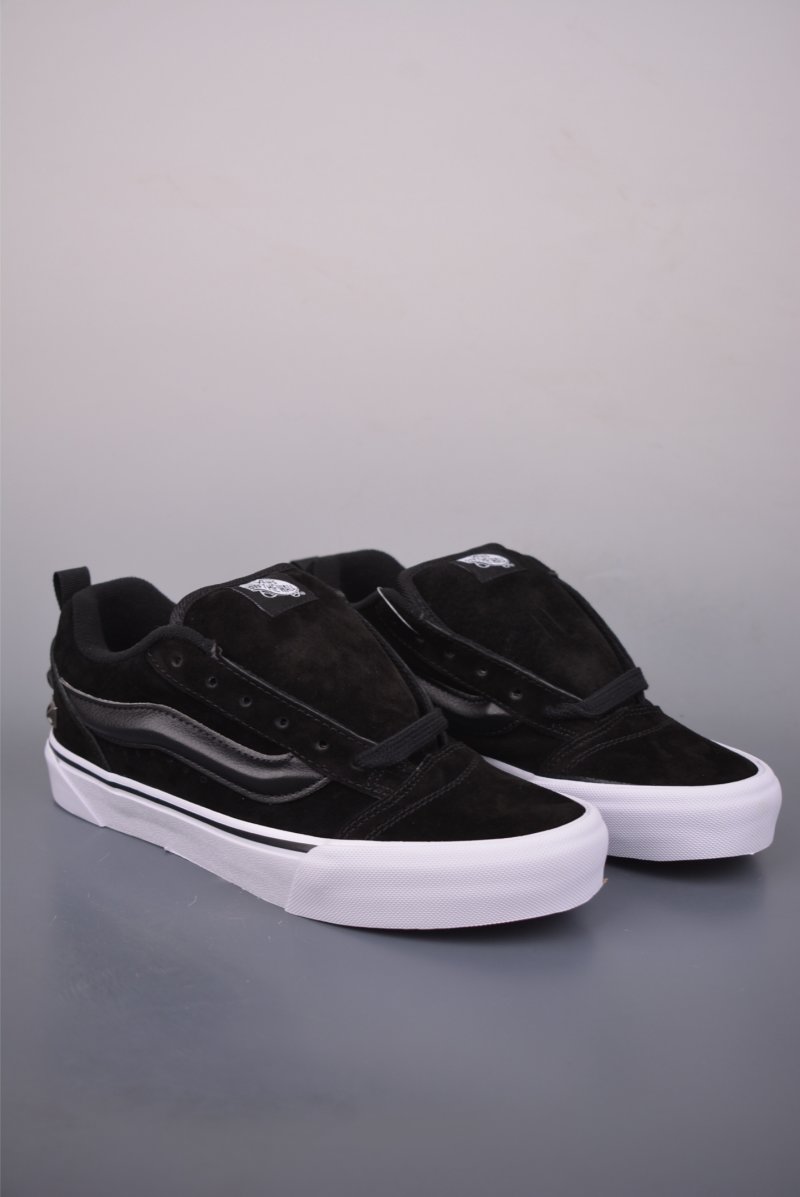 Vans Knu Skool Logo Studded 'Black / White'