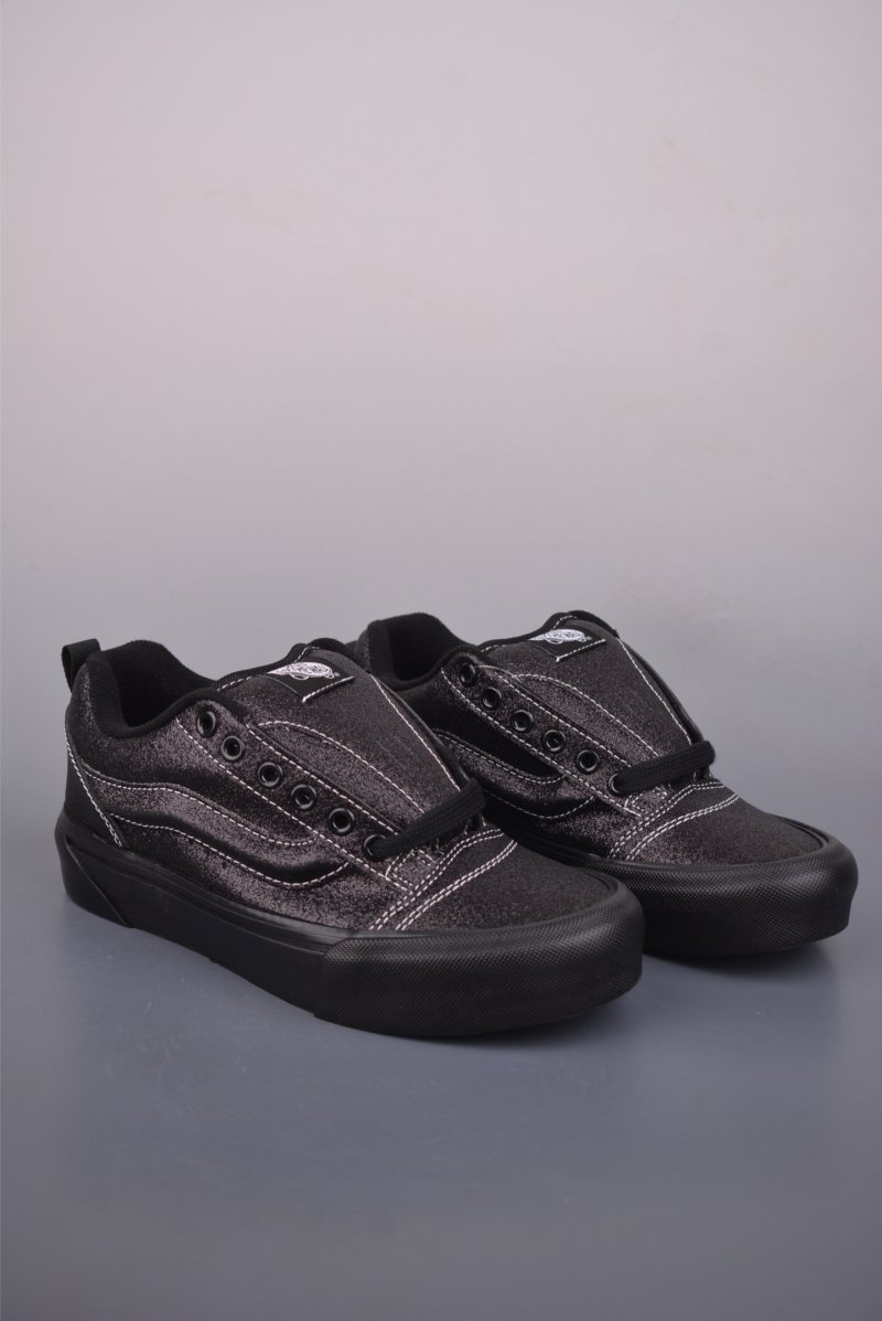 Vans Knu Skool Logo Suede 'Black'