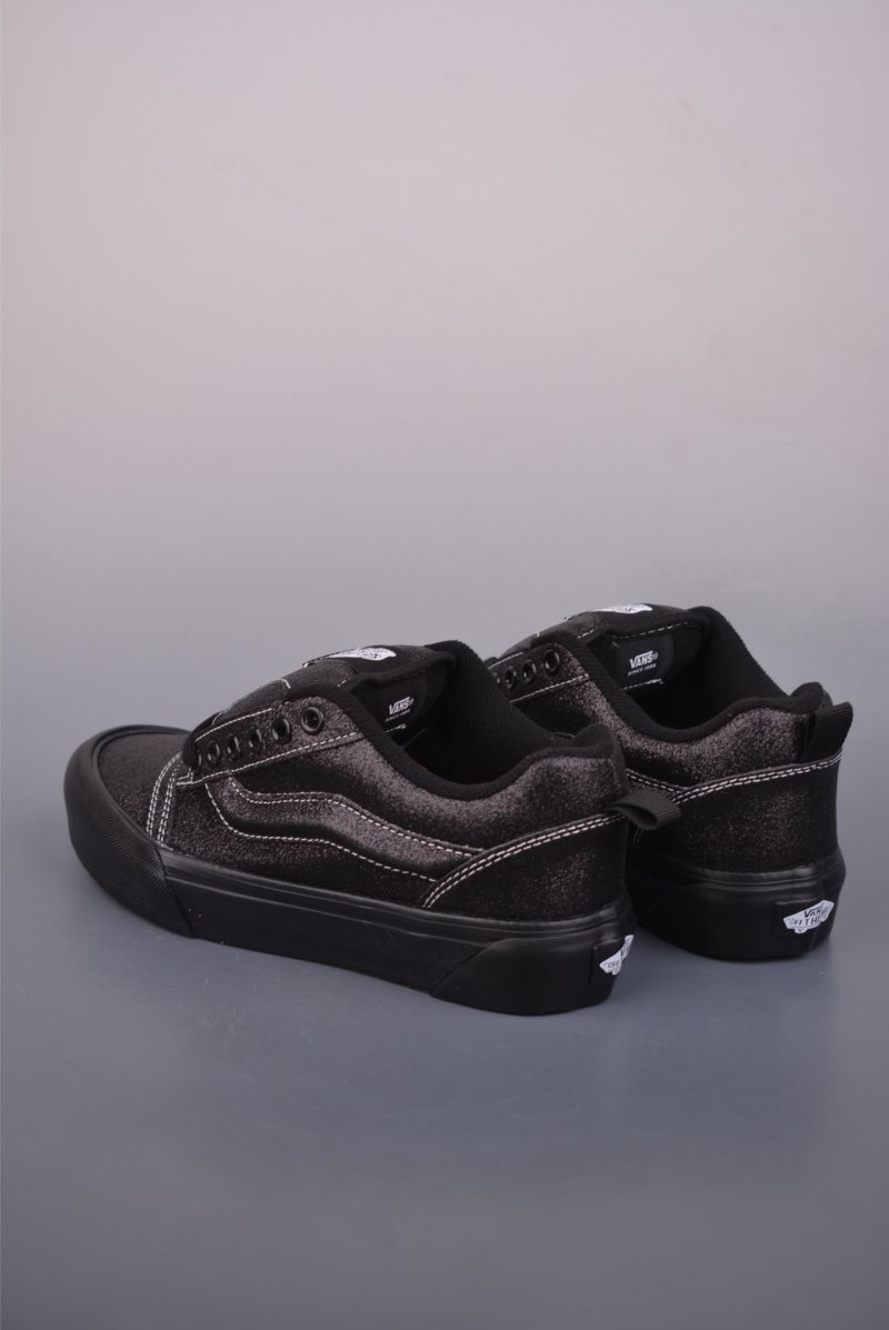 Vans Knu Skool Logo Suede 'Black' view