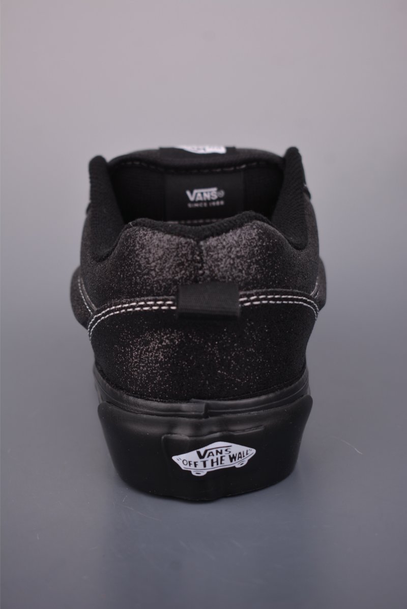 Vans Knu Skool Logo Suede 'Black' view