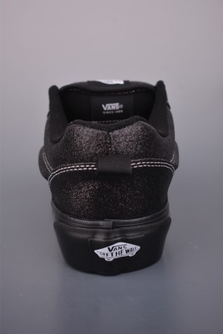 Vans Knu Skool Logo Suede 'Black' view 4