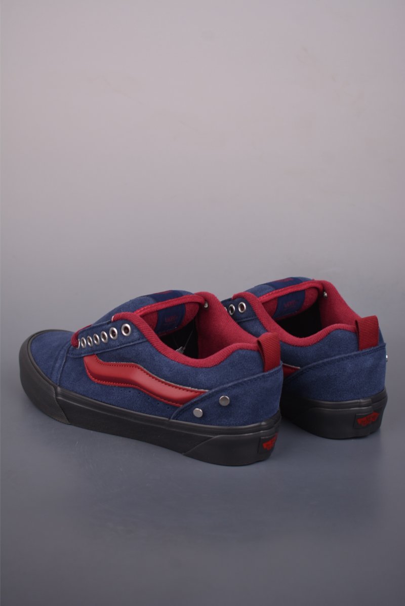 Vans Knu Skool Logo Studded 'Blue / Red' view