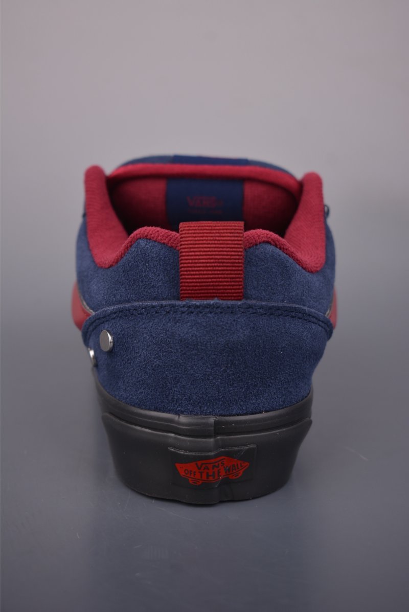 Vans Knu Skool Logo Studded 'Blue / Red' view
