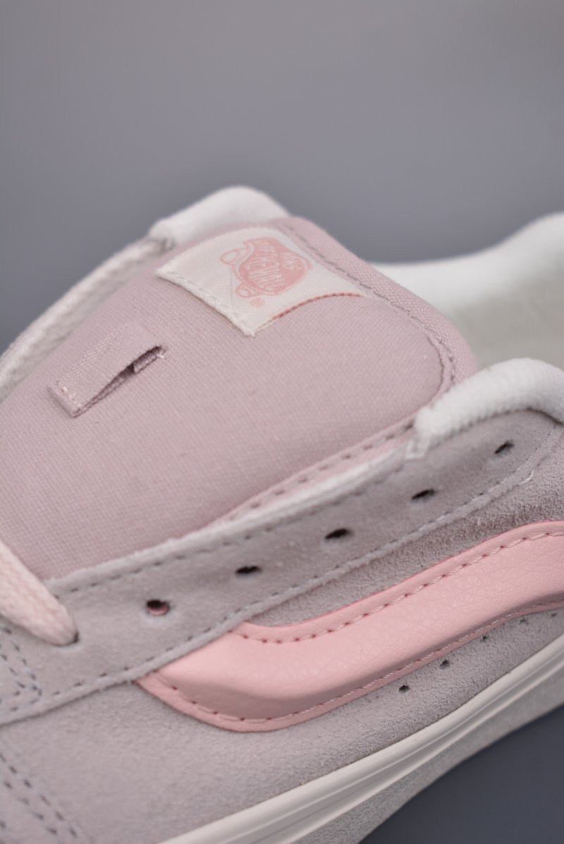 Vans Knu Skool Logo 'Cream / Grey / Pink' view