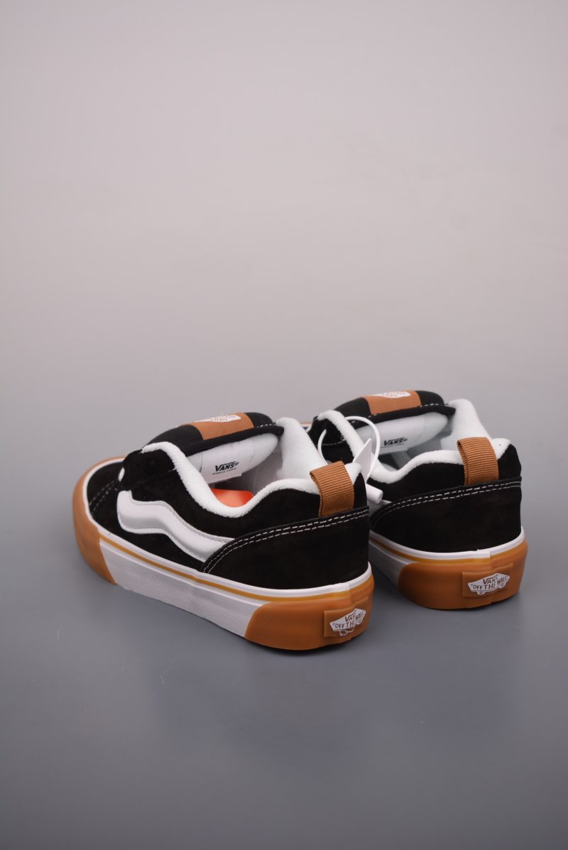 Vans Knu Skool Logo 'Black / Brown' view