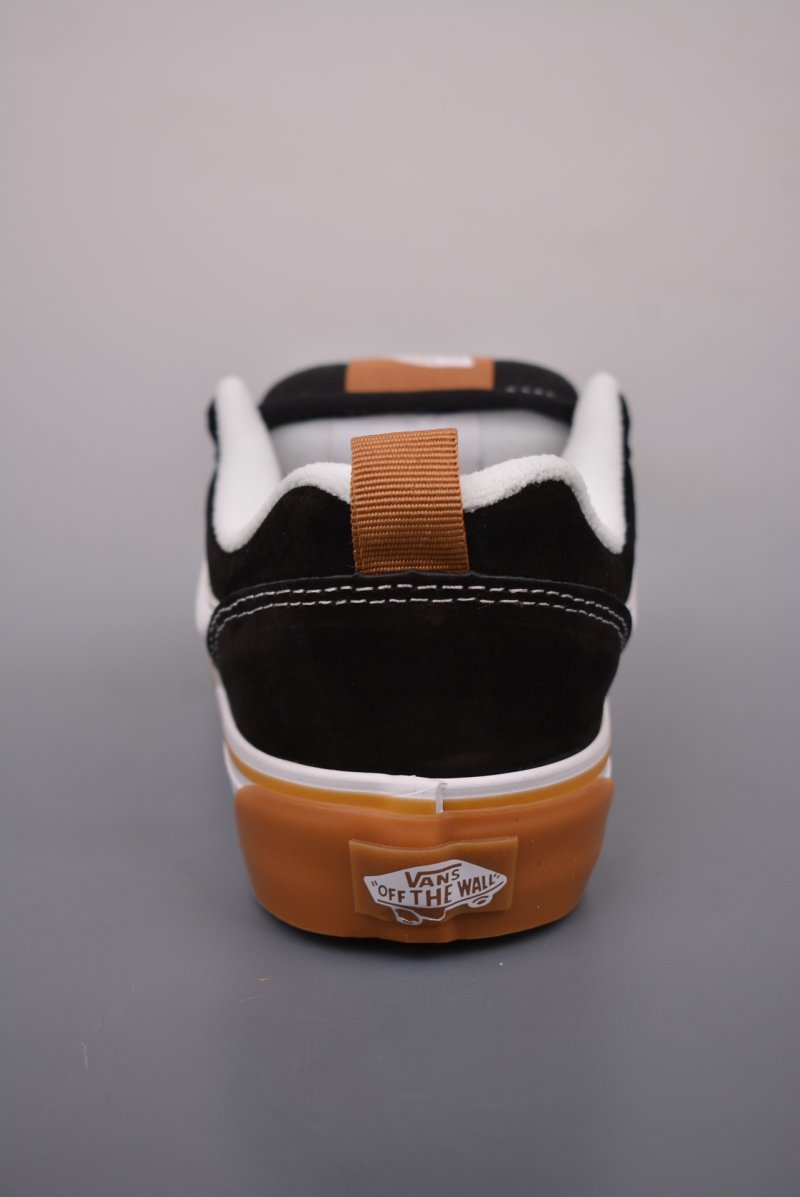 Vans Knu Skool Logo 'Black / Brown' view
