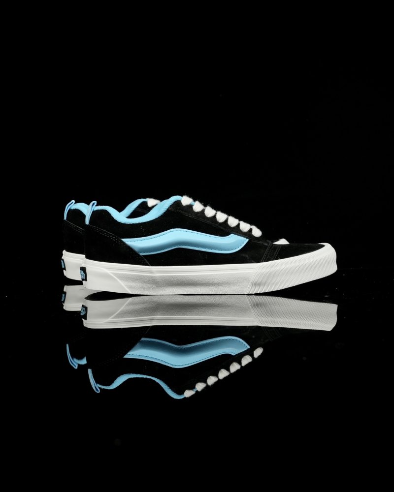 Vans Knu Skool Logo 'Black / Blue' view