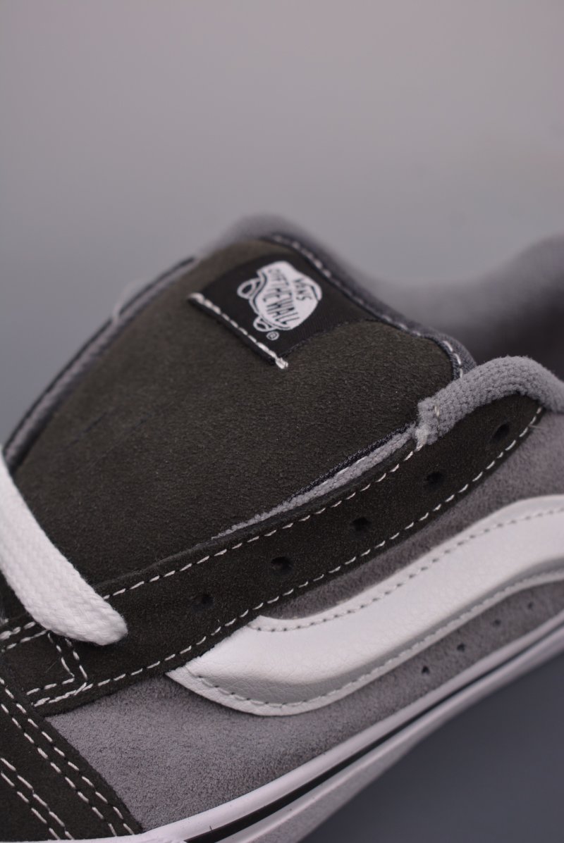 Vans Knu-Skool Logo 'Grey' view