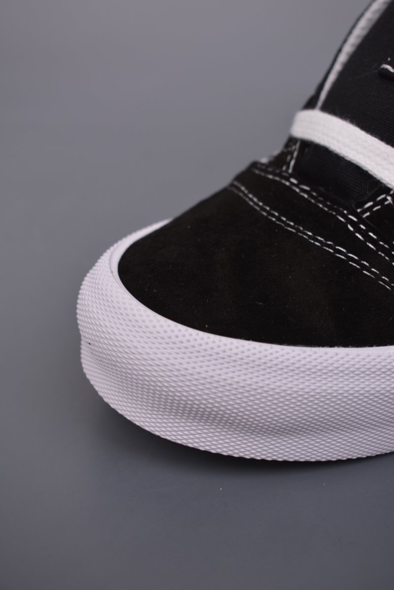 Vans Knu Skool Logo Checkerboard 'Black / White' view