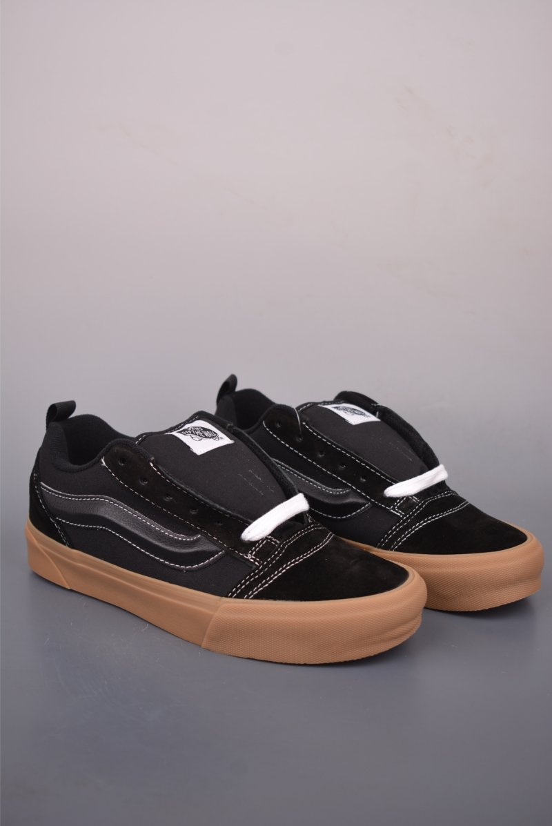 Vans Knu Skool Logo 'Black / Brown'