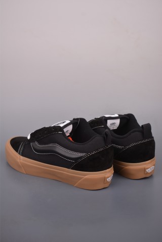 Vans Knu Skool Logo 'Black / Brown' view 2