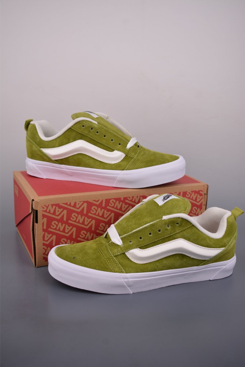 Vans Knu Skool Logo 'Avocado Green' view