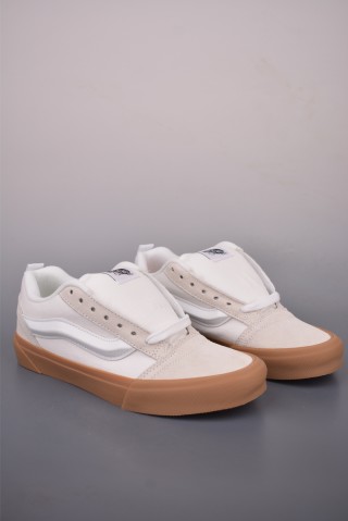 Vans Knu Skool Logo 'Cream / Brown' view 1