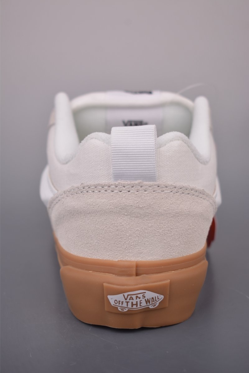 Vans Knu Skool Logo 'Cream / Brown' view