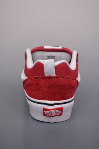 Vans Knu Skool Logo 'Burgundy / White' view 4