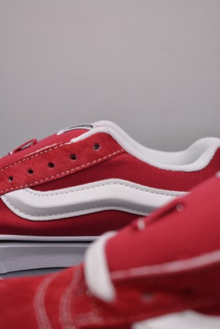 Vans Knu Skool Logo 'Burgundy / White' view 8