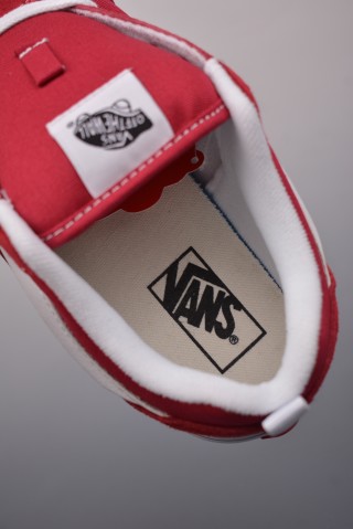 Vans Knu Skool Logo 'Burgundy / White' view 9
