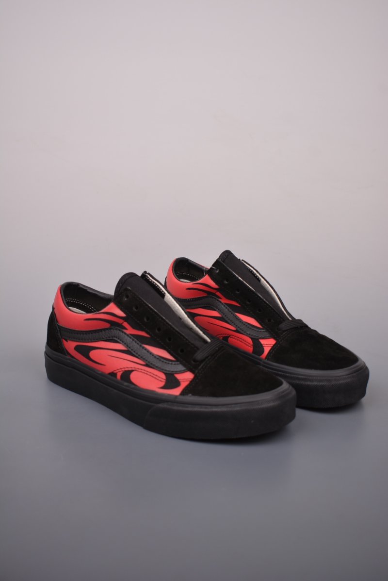 Vans Old Skool 'Black / Red Flame'