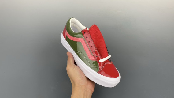 Vans Premium Old Skool 'Red / Green' view 1