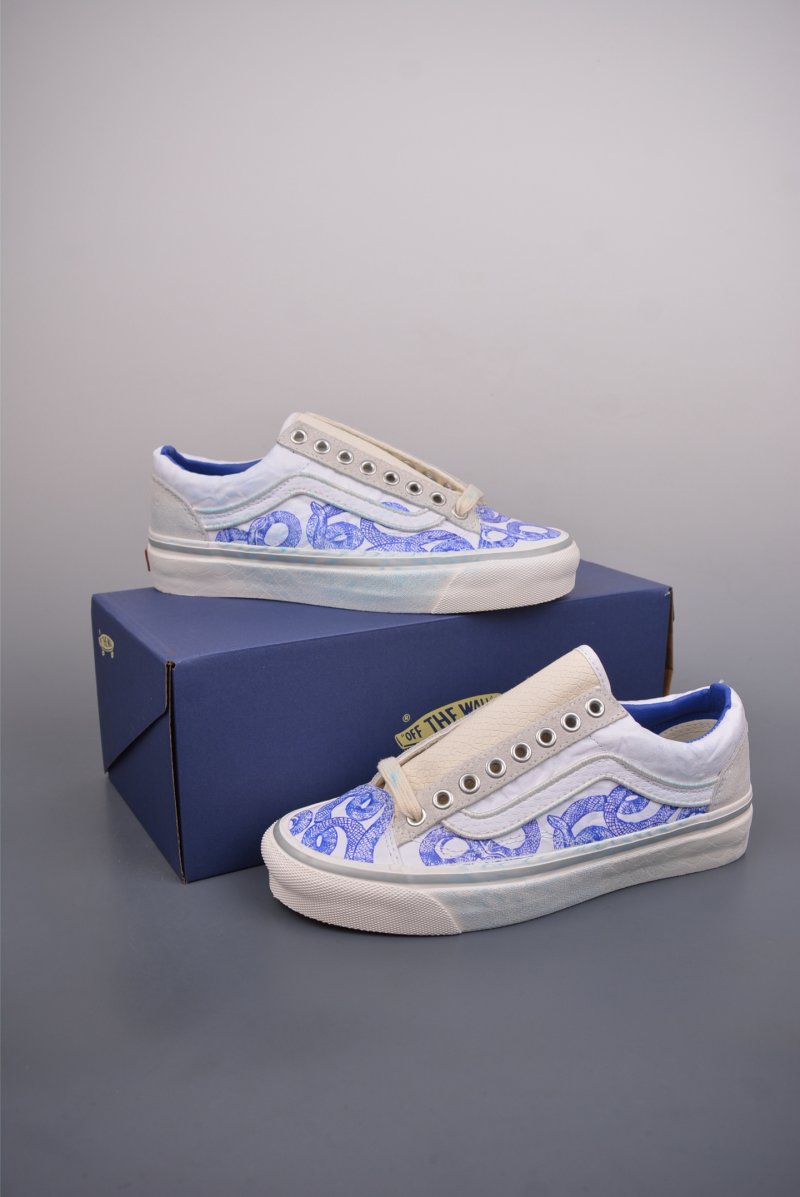 Vans Premium Old Skool LX 'Blue / White' view