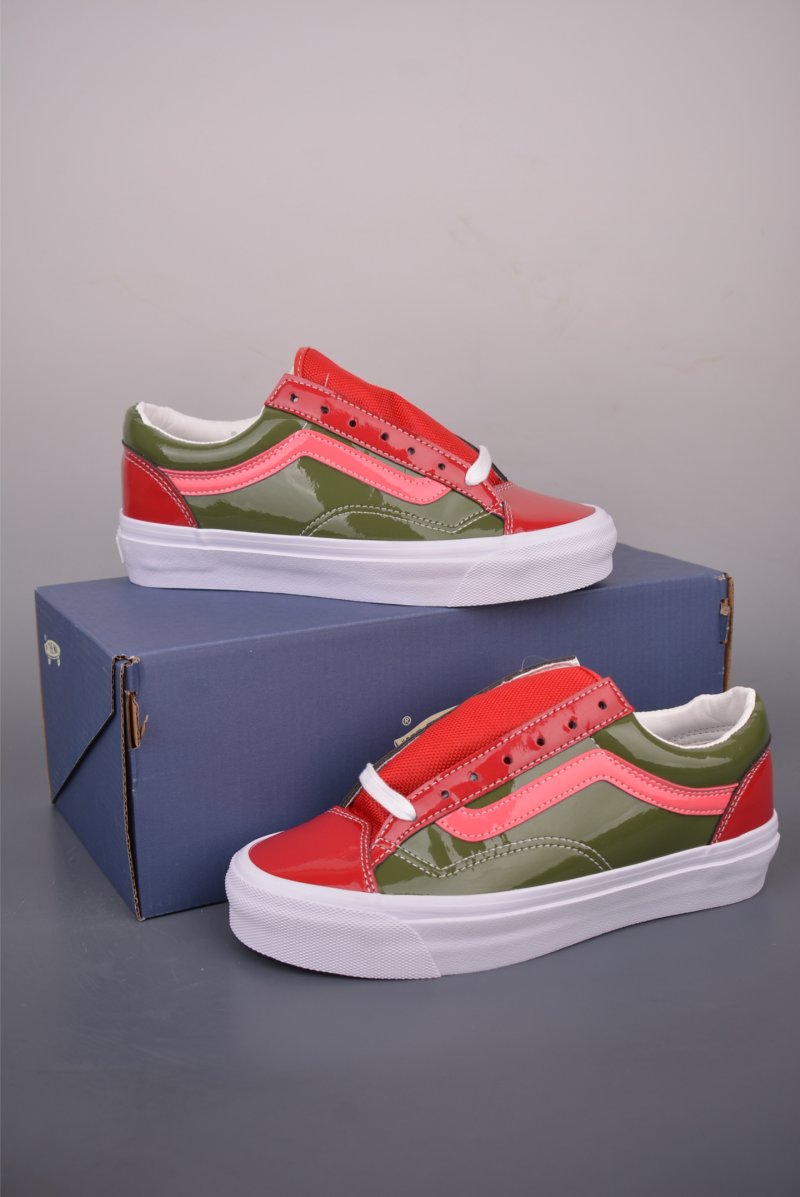 Vans Premium Old Skool 'Red / Green' view