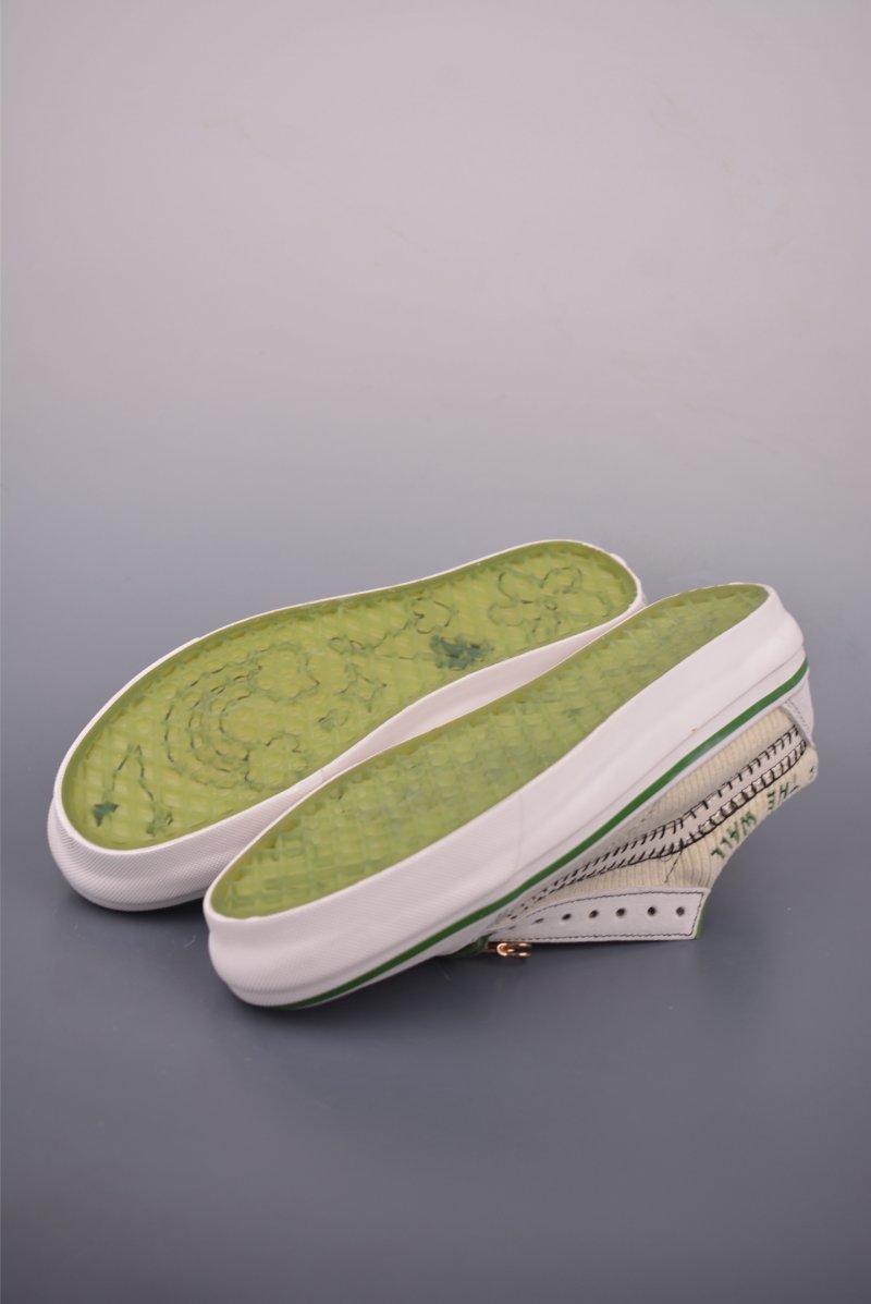 Vans Premium Old Skool 'White / Green' view