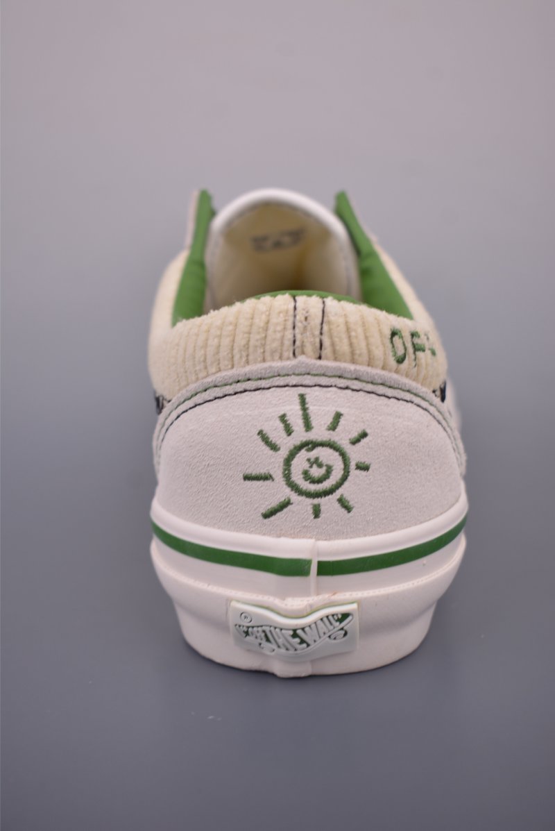 Vans Premium Old Skool 'White / Green' view